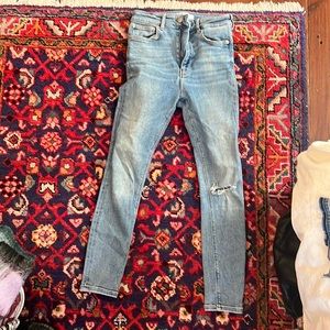 Zara ripped skinny Jean